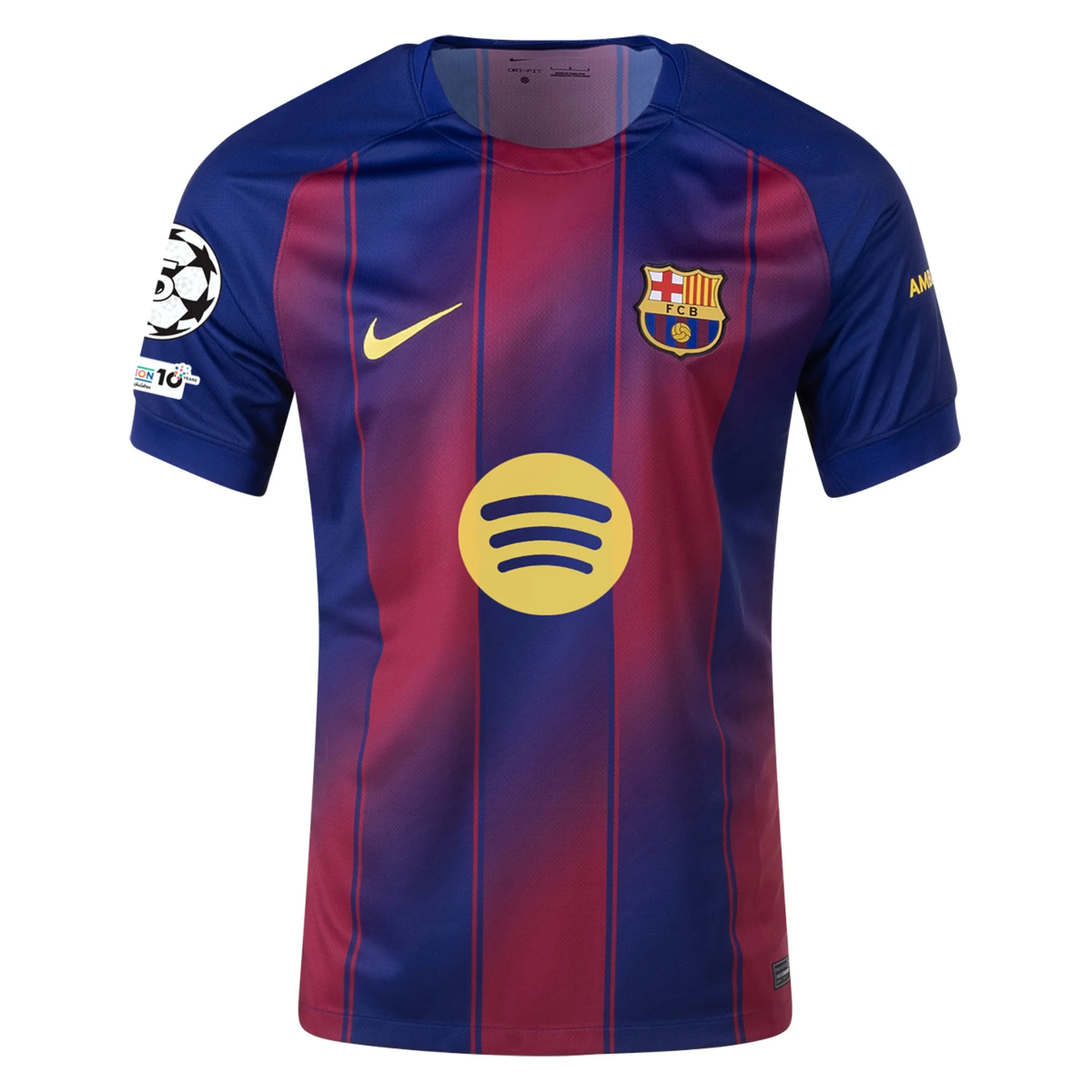 Barcelona Raphinha Home Jersey 2025/26 (Champions League) – retro football jersey back view