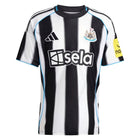 Newcastle United Bruno Guimarães Home Jersey 2025/26 – striped retro football jersey back view