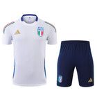 Italy Training Set 2025/26 — T-Shirt + Shorts (White)