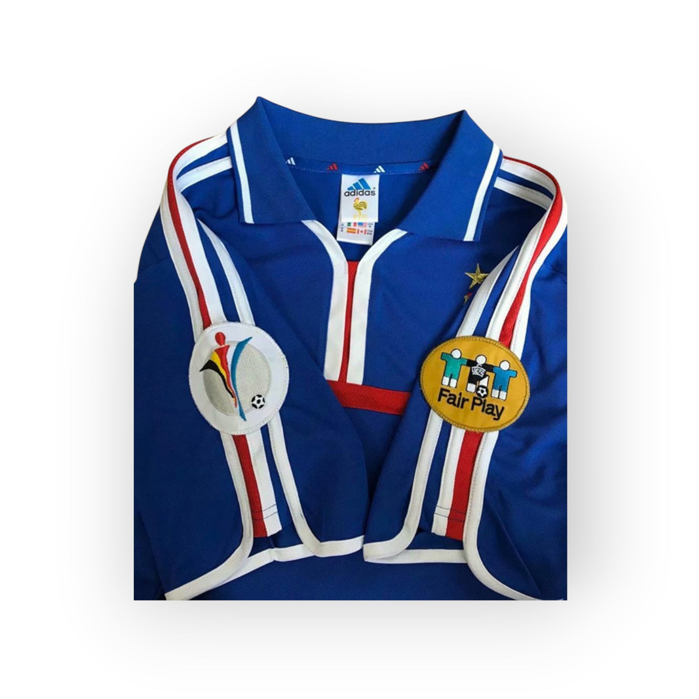 France 2000 Euro Home Jersey Retro - Adidas
