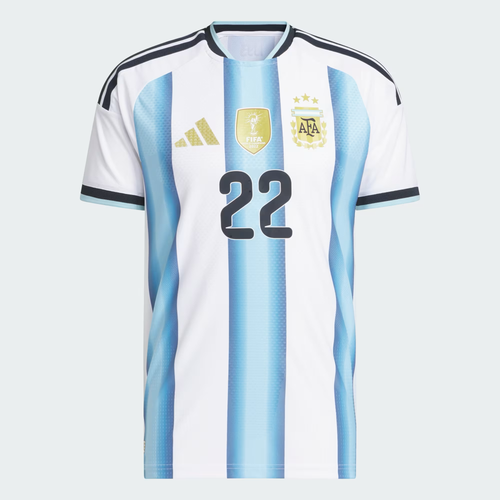 Argentina Home Jersey 2026 - Adidas | #22 L. Martínez