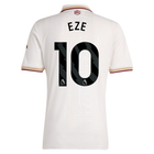 Arsenal Eze Away Jersey 2025/26 (Premier League) – white retro football jersey front view