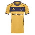 Boca Juniors Away Jersey 2025/2026 – yellow retro football jersey front view
