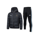 Argentina 2024 Hooded Puffer Jacket Black/Gold | Adidas