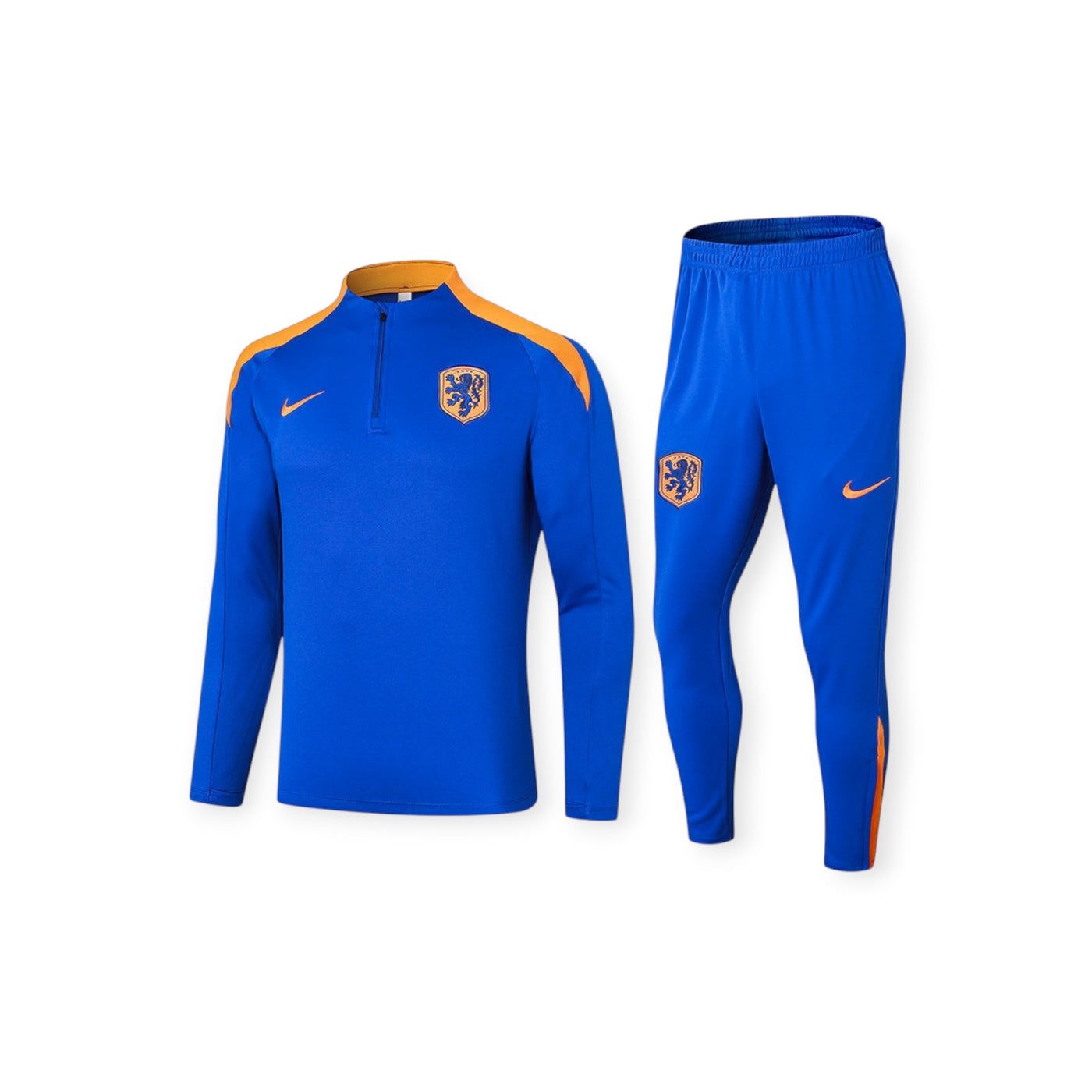 Netherlands 2026 Training Tracksuit Royal Blue/Orange