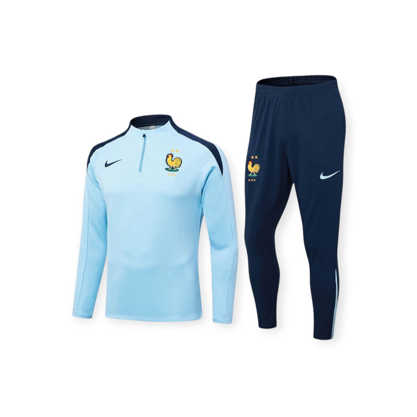 France 20246 Training Tracksuit Light Blue/Navy