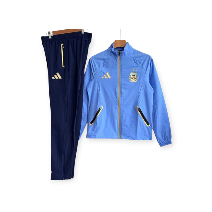 Argentina 2026 Training Tracksuit Light Blue/Gold | Adidas