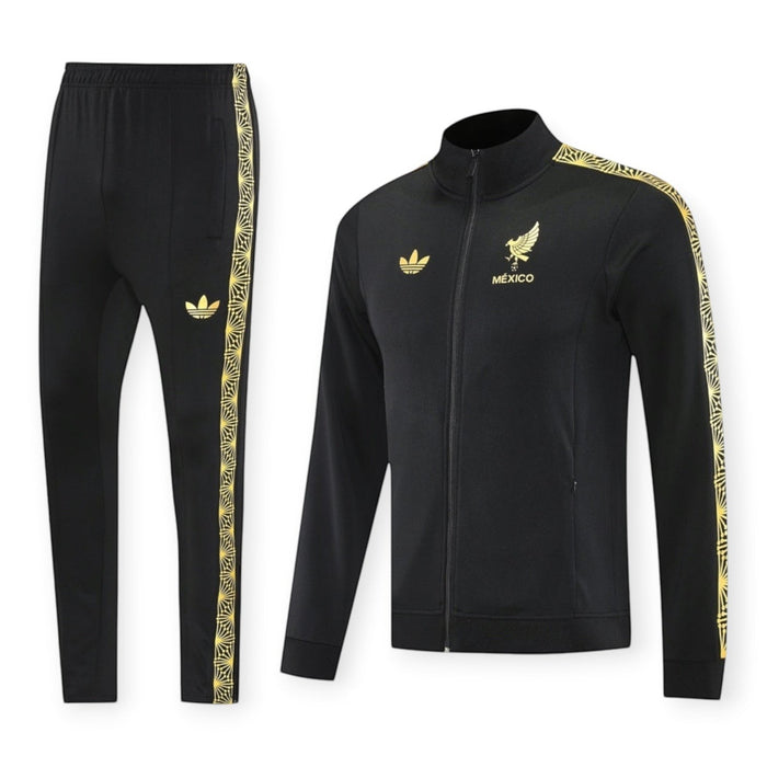Mexico x Adidas Originals Tracksuit - Black & Gold