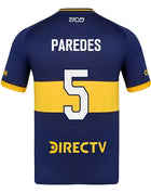 Boca Juniors Paredes Home Jersey 2025/2026 – blue retro football jersey front view