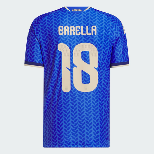 Italy Home Jersey 2026 — Barella #18