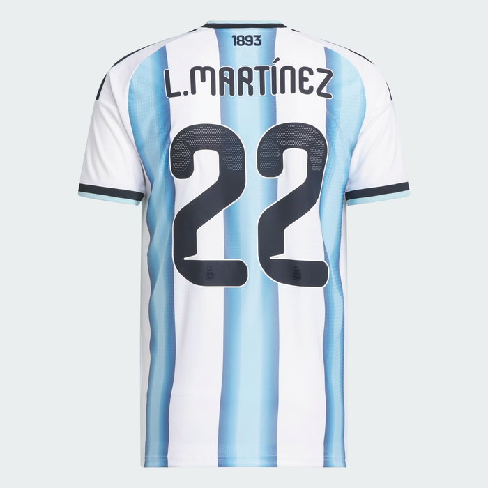 Argentina Home Jersey 2026 - Adidas | #22 L. Martínez