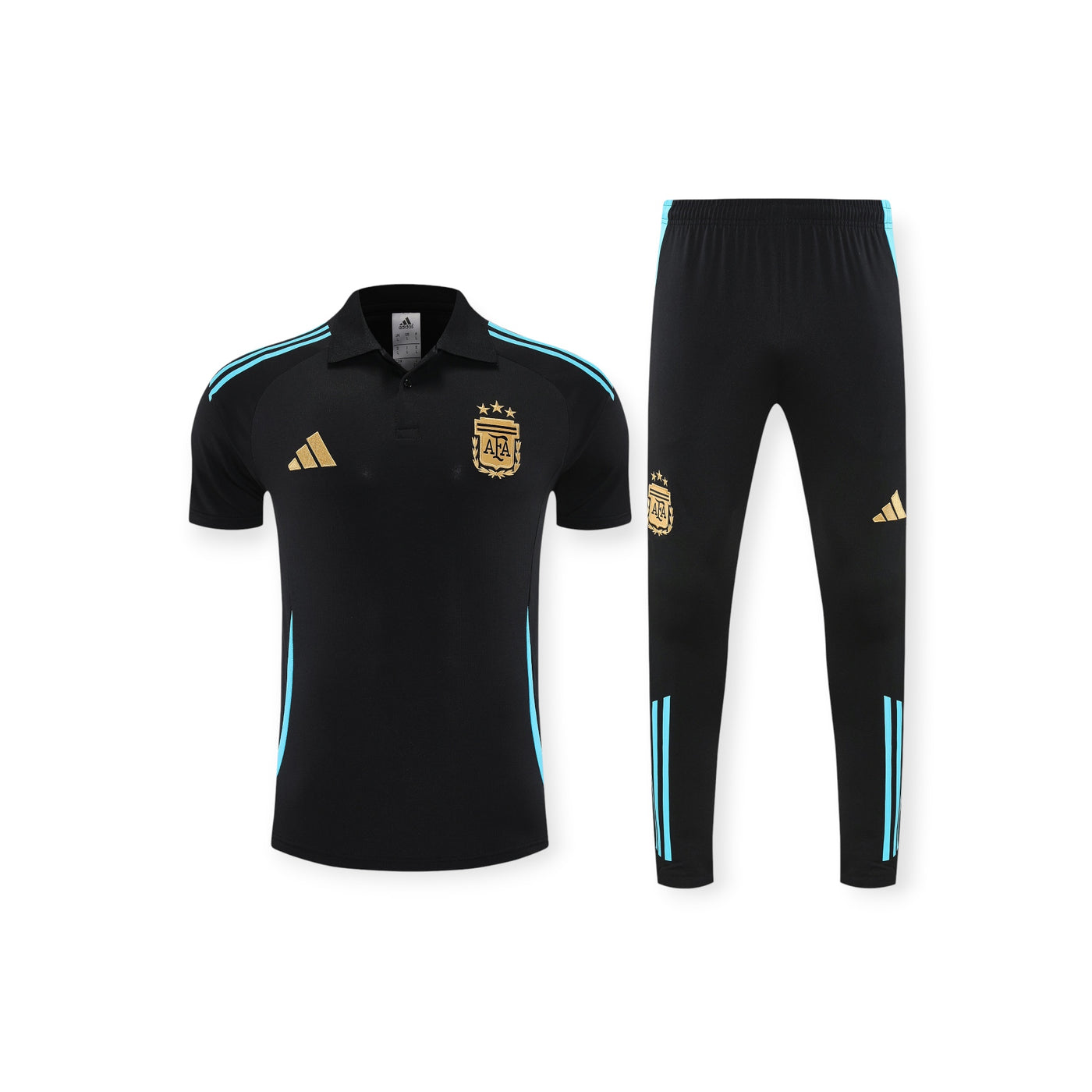 Argentina 2026 Polo Set Black/Gold | Adidas