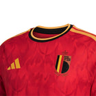 Belgium National Team Home Jersey 2025/26 – red retro football jersey detail view
