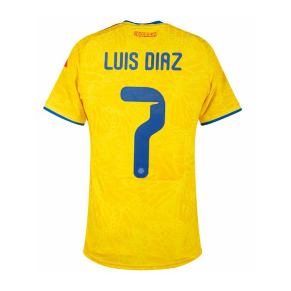 Colombia Luis Díaz #7 Home Kit - 2026 World Cup