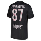 PSG João Neves Away Kit 2025/26 (Ligue 1) - Jordan – retro football jersey front view