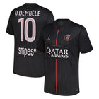 PSG Dembélé 4th Kit 2025/26 (Ligue 1) - Jordan – retro football jersey detail view