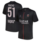 PSG Pacho 4th Kit 2025/26 (Ligue 1) - Jordan – retro football jersey detail view
