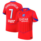 PSG Kvaratskhelia 3rd Kit 2025/26 (Ligue 1) – retro football jersey detail view
